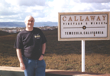 Peter May at Callaway Winery